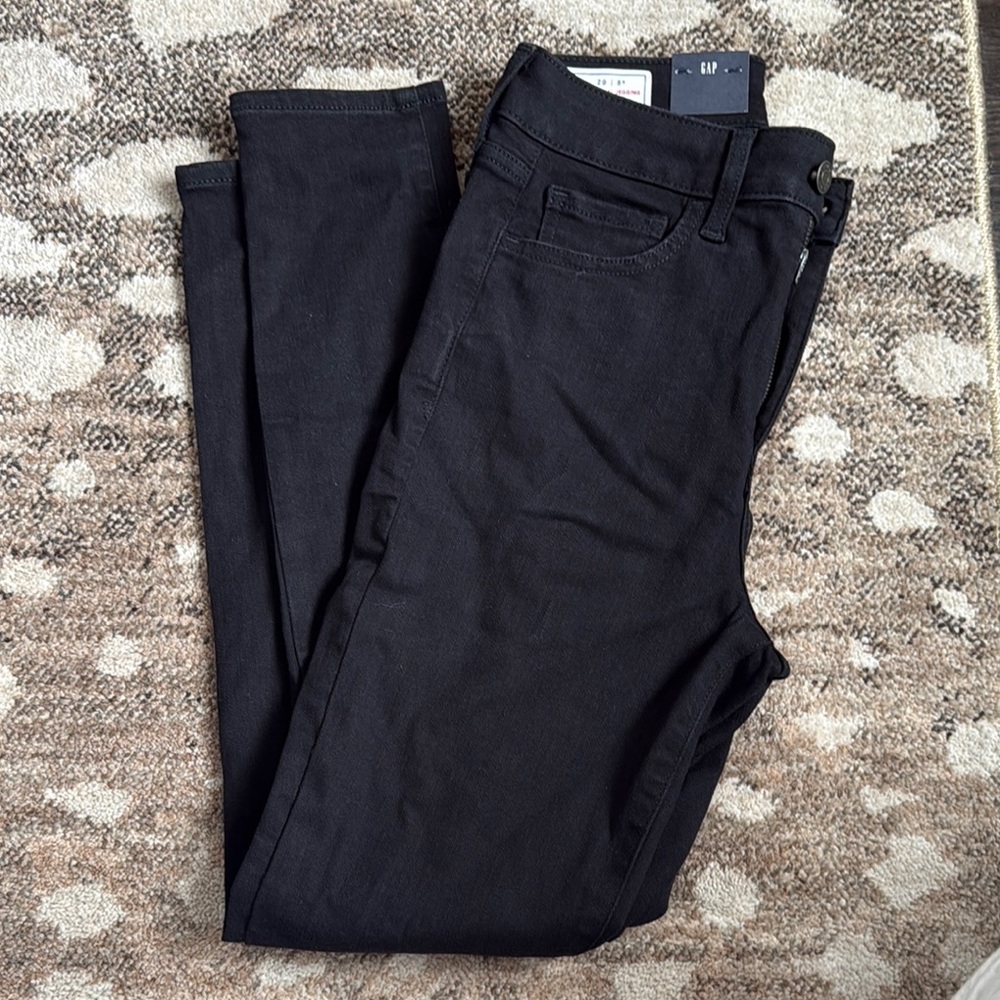 GAP Women’s Black Skinny Jeans Sky High Universal Jegging